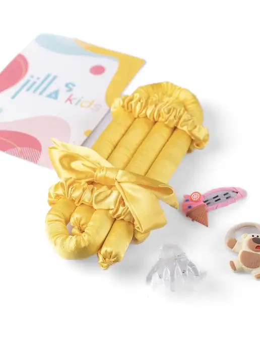 jillas Бигуди мягкие kids elegant, лента, керлик, желтый