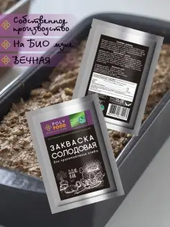 Закваска для хлеба солодовая, 1 упаковка 35гр PolyFood 67108294 купить за 201 ₽ в интернет-магазине Wildberries