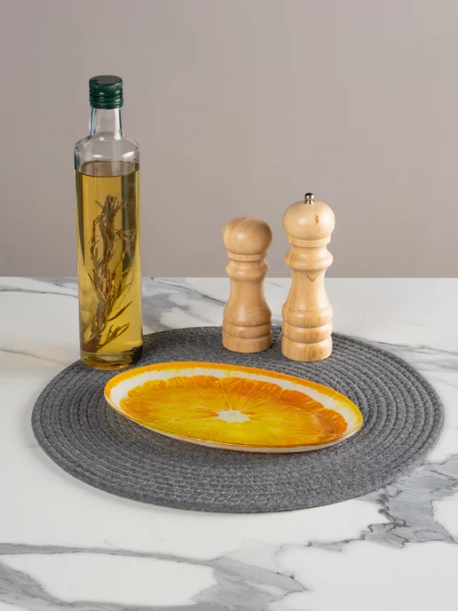 Доляна Блюдо сервировочное стеклянное, 24,5×15×2 см, 24.5x15, фото 7