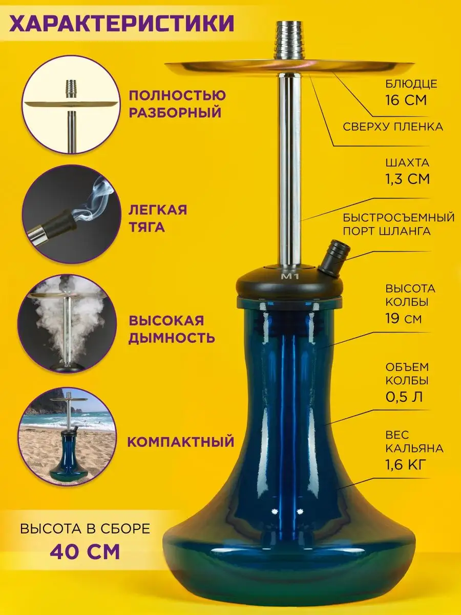 Кальян AVION HOOKAH 67260152 купить в интернет-магазине Wildberries