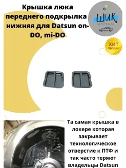 Заглушки люка подкрылка переднего локера нижняя на Датсун ШиК Авто Гранта Калина 67307085 купить за 448 ₽ в интернет‑магазине Wildberries