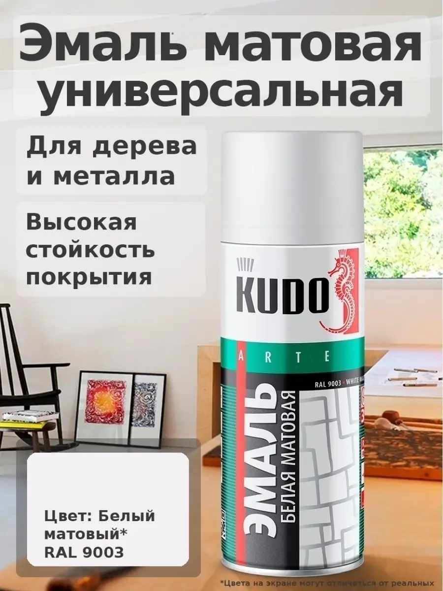 Spray paint fast dry acrylic RAL KUDO