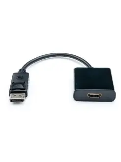 Адаптер переходник с DisplayPort на HDMI 0.1м черный ATcom 67520638 купить за 839 ₽ в интернет-магазине Wildberries