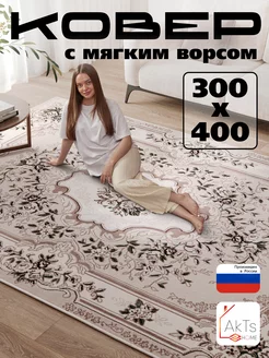 Ковер комнатный 300 на 400 с ворсом для гостиной AkTs 67675851 купить за 11 257 ₽ в интернет-магазине Wildberries