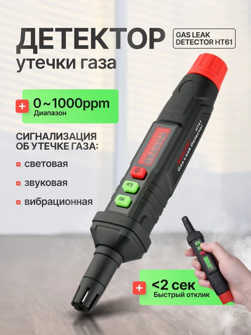 TOPIFY Датчик утечки газа Gas Leak Detector HT61