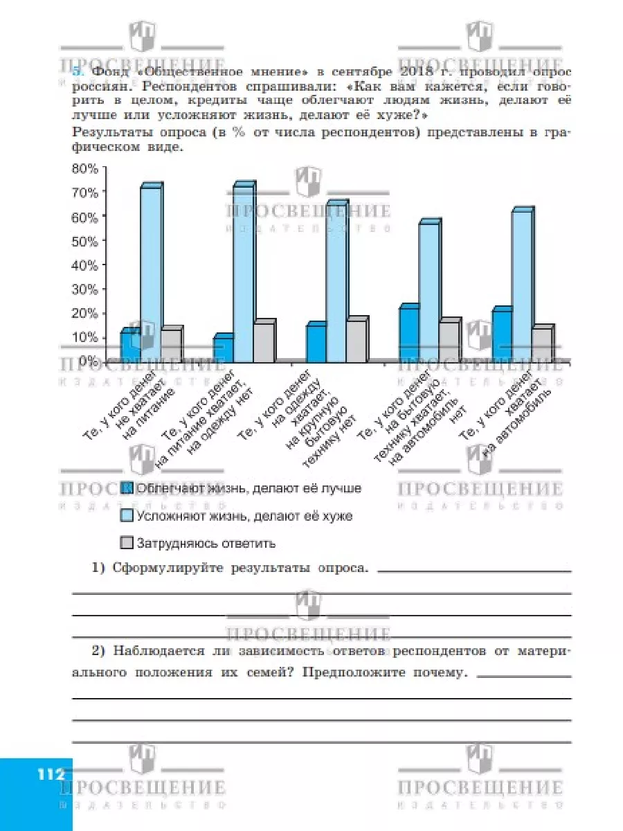 Обществознание. Рабочая тетрадь. 8 класс Просвещение 67824790 купить за 347  ₽ в интернет-магазине Wildberries