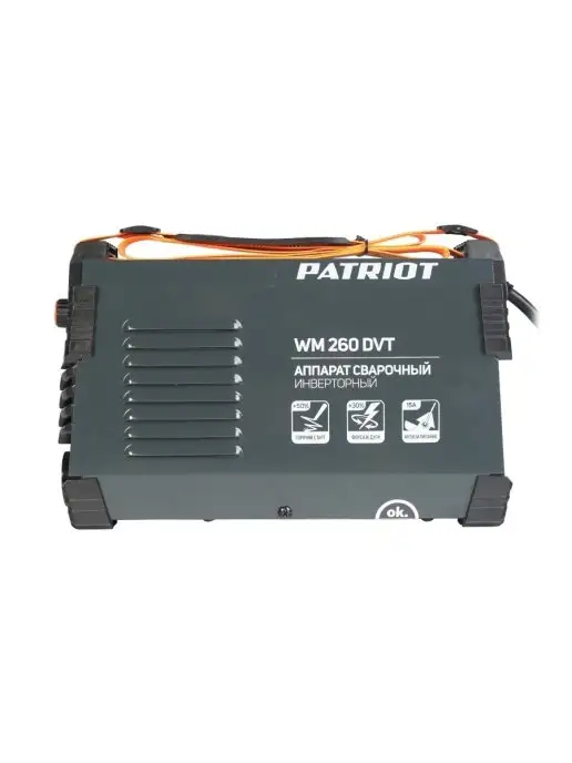 PATRIOT Сварочный аппарат инверторный WM 260 DVT, черный, фото 4