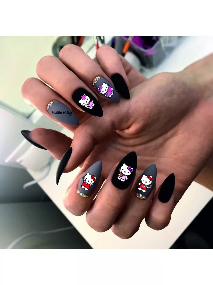 Наклейки для ногтей Хэллоу Китти ROYAL NAILS 67848365 купить в  интернет-магазине Wildberries