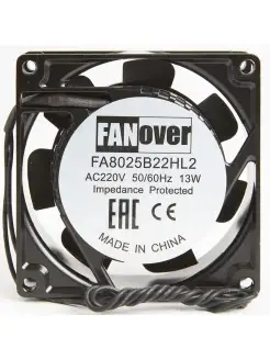 Вентилятор 80х80х25мм 220В FA8025B22HL2 AC (качения) FANOVER FANOVER 67850306 купить за 601 ₽ в интернет-магазине Wildberries