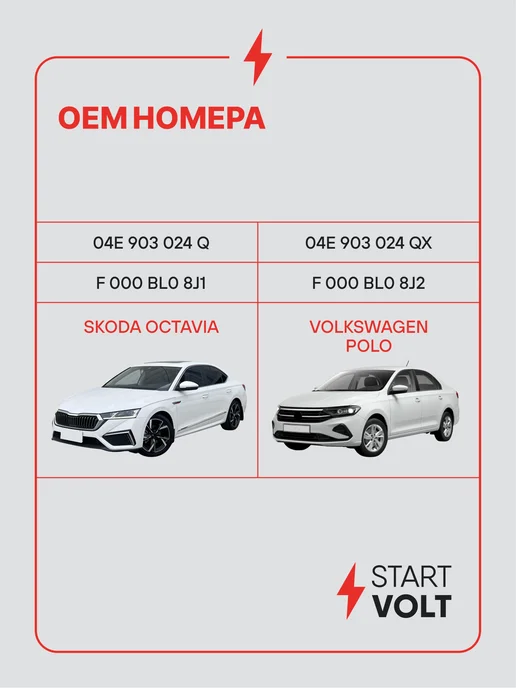 STARTVOLT Генератор для VAG Polo Octavia, вариант, фото 2