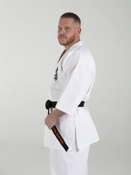 Sensei Киокушинкай доги кимоно для мальчика каратэ, белый, фото 3