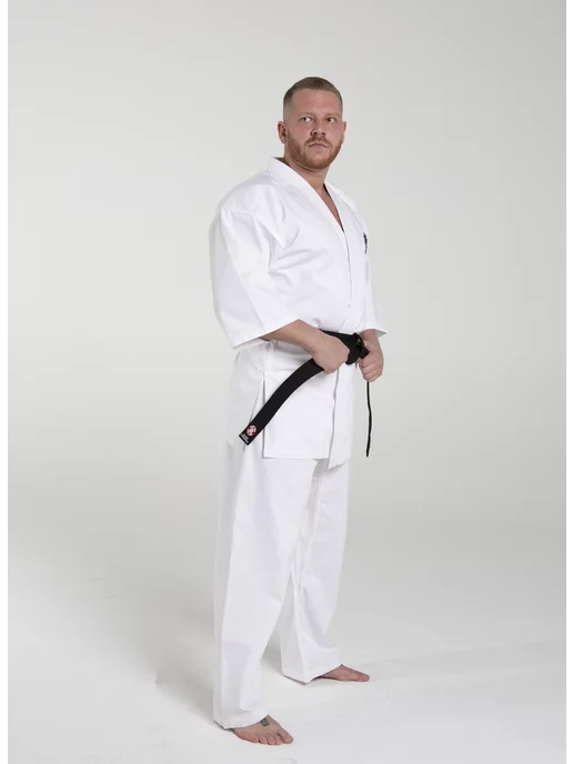 Sensei Киокушинкай доги кимоно для мальчика каратэ, белый, фото 5