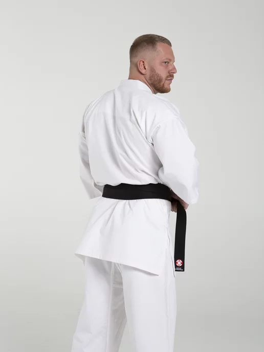 Sensei Киокушинкай доги кимоно для мальчика каратэ, белый, фото 8
