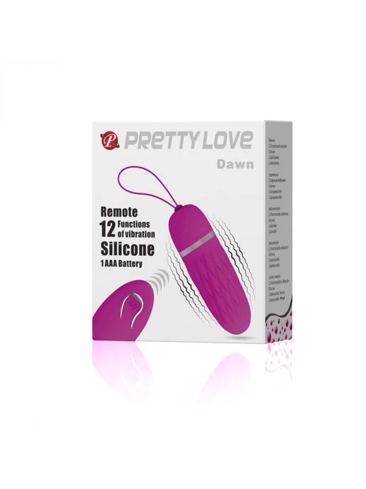 Baile Pretty Love Виброяйцо силикон 12 режимов дистанционное, розовый, фото 5