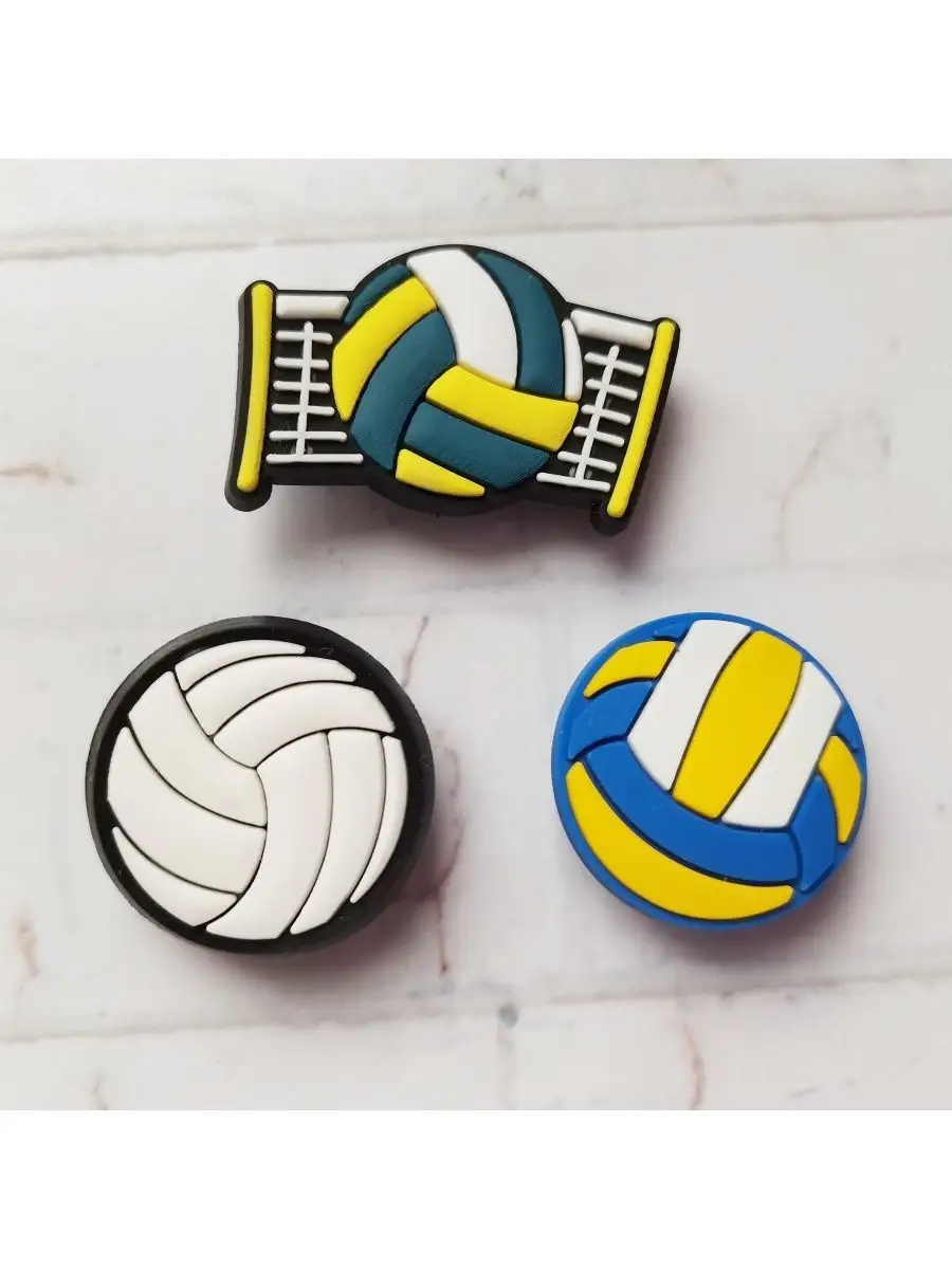 Croc jibbitz volleyball best sale