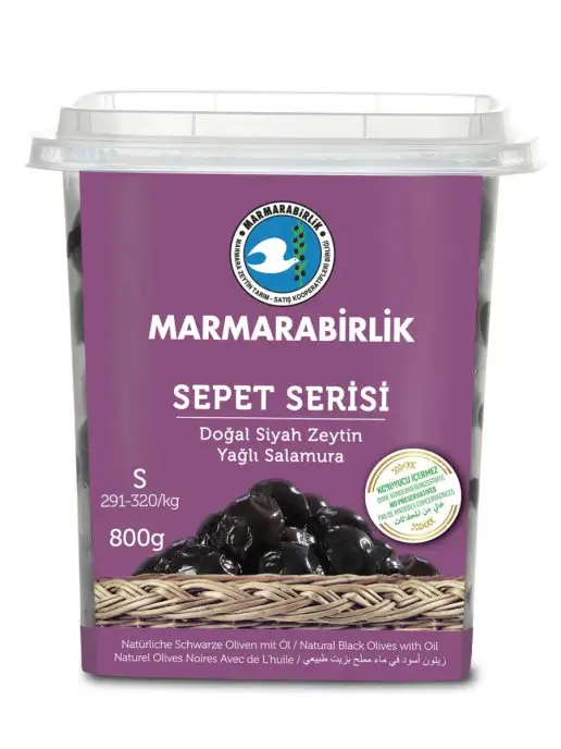Marmarabirlik Оливки черные натуральные Мармарабирлик sepet serisi, S, черный, фото 5