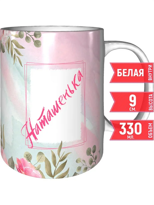 grand cadeaux Кружка с именем Наташенька - стандартная, вариант