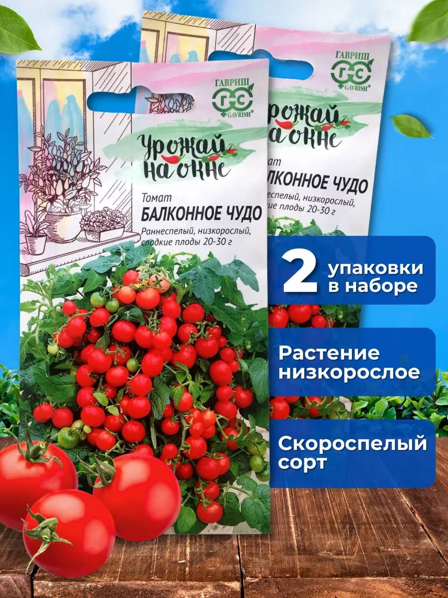 Семена томатов для подоконника Гавриш 68409088 купить за 151 ₽ в  интернет-магазине Wildberries