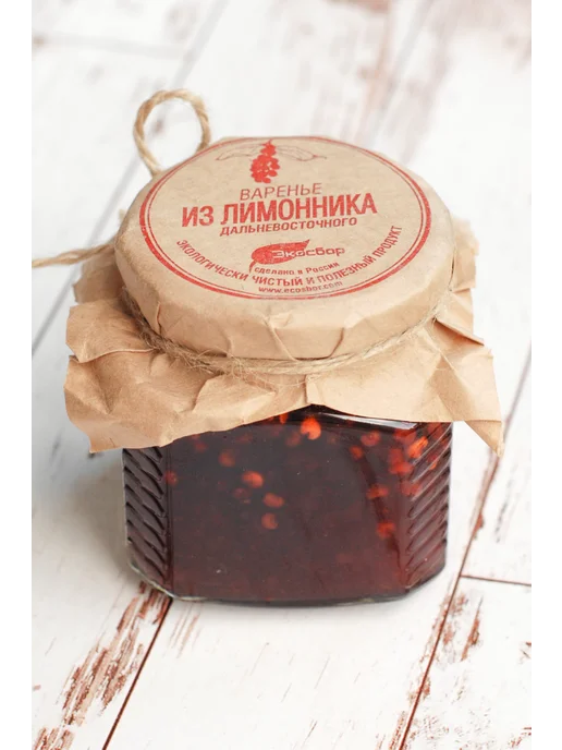 ЭКОСБОР Варенье из ягод лимонника дальневосточного 320гр, 320 г, фото 2