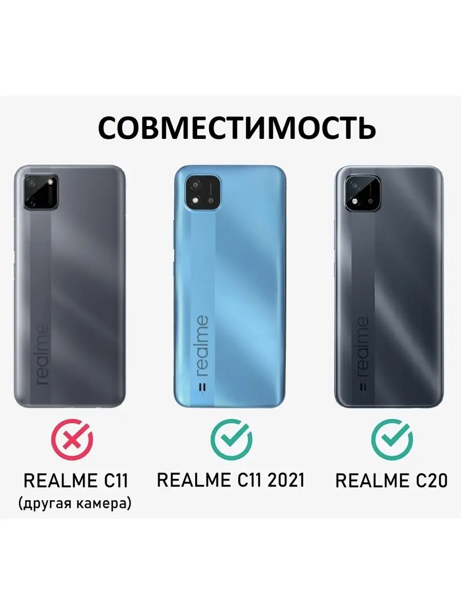 Чехол Realme C11 (2021) и Realme C20 Чехол BUYIT 68465508 купить в  интернет-магазине Wildberries