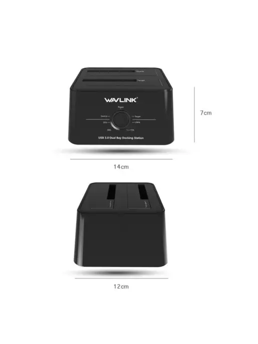 wavlink Док-станция для жестких дисков ST334U SATA SSD, черный, фото 5