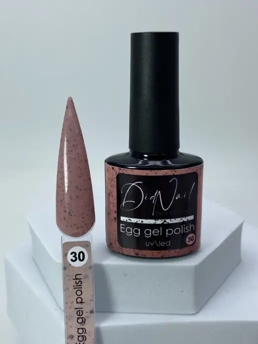 DidNail Плотный гель лак для ногтей перепелиное яйцо, бежевый, фото 5