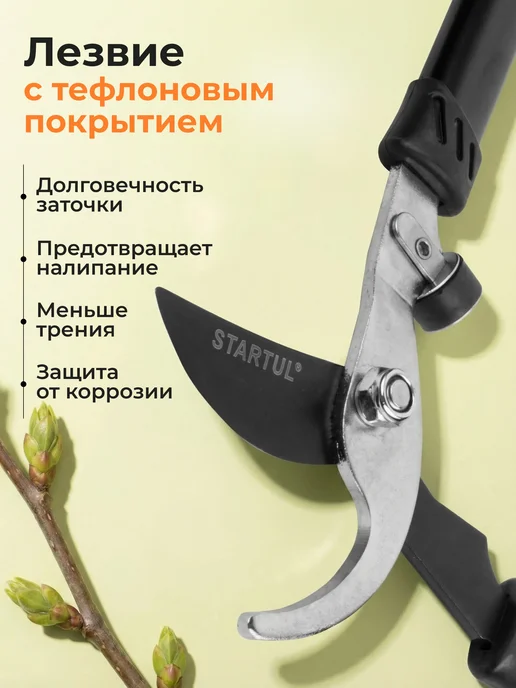 startul Сучкорез садовый ручной для деревьев и кустов, садовый ручной деревьев и, фото 3
