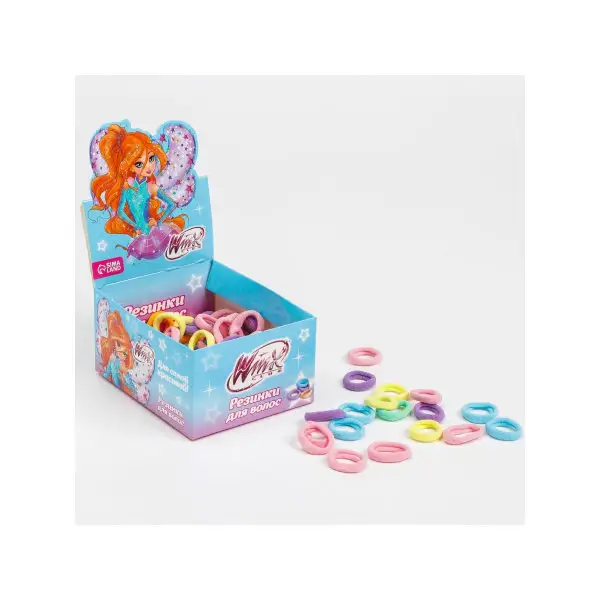 Набор резинок для волос Фея Блум 100 штук феи Винкс