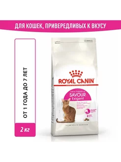 Savour Exigent корм для взрослых привередливых кошек 2кг ROYAL CANIN 68668300 купить за 2 645 ₽ в интернет-магазине Wildberries