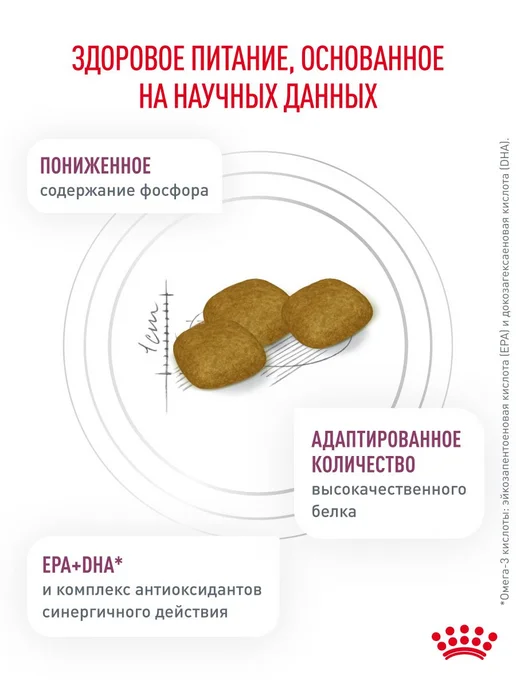 Сухой корм Royal canin Renal Заболевание для собак, взрослые, пожилые, 2 кг, фото 4