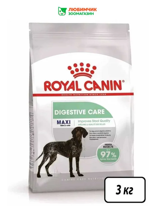 Сухой корм Royal canin Digestive Жкт для собак, крупные, чувствительное пищеварение, 3 кг