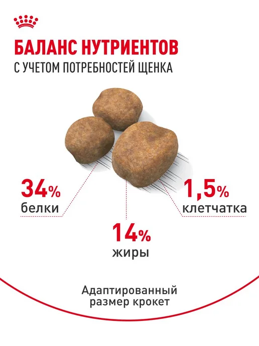 Сухой корм Royal canin Очень для собак, крупные, щенки, 15 кг, фото 4