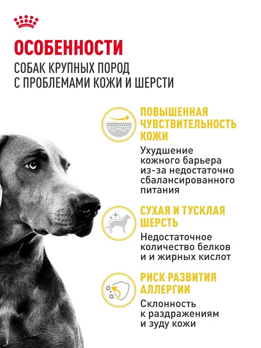 Сухой корм Royal canin Dermacomfort Проблемная для собак, крупные, 10 кг, фото 2