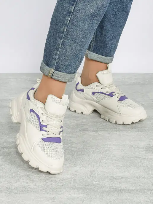Geronea Shoes Кроссовки спортивные на подошве демисезонные, бежевый