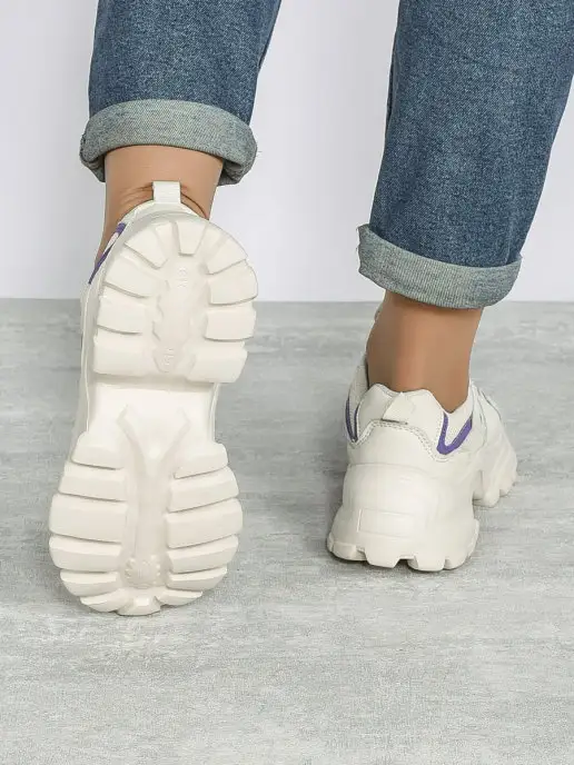 Geronea Shoes Кроссовки спортивные на подошве демисезонные, бежевый, фото 4