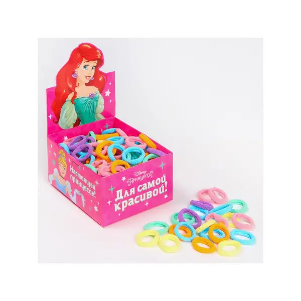 Набор резинок для волос Минни Маус и Единорог Дисней 100 шт