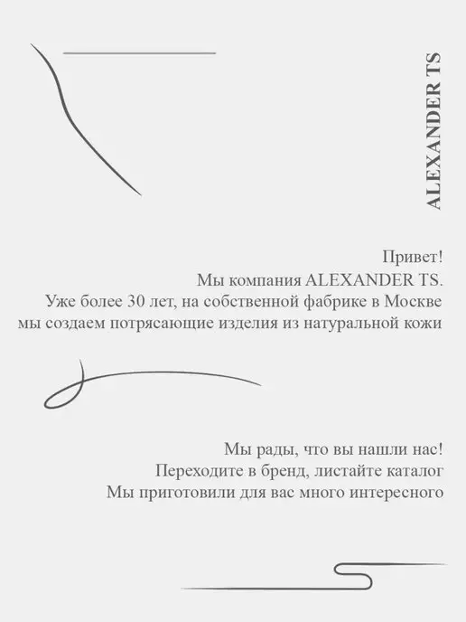 ALEXANDER TS Сумка натуральная кожа через плечо, коричневый, фото 4