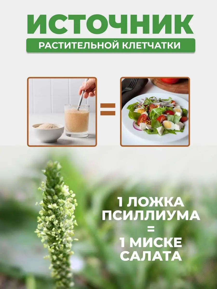 Псиллиум порошок, клетчатка для похудения, 1 кг (1000 г) Здоровая Семья  68922115 купить за 1 588 ₽ в интернет-магазине Wildberries