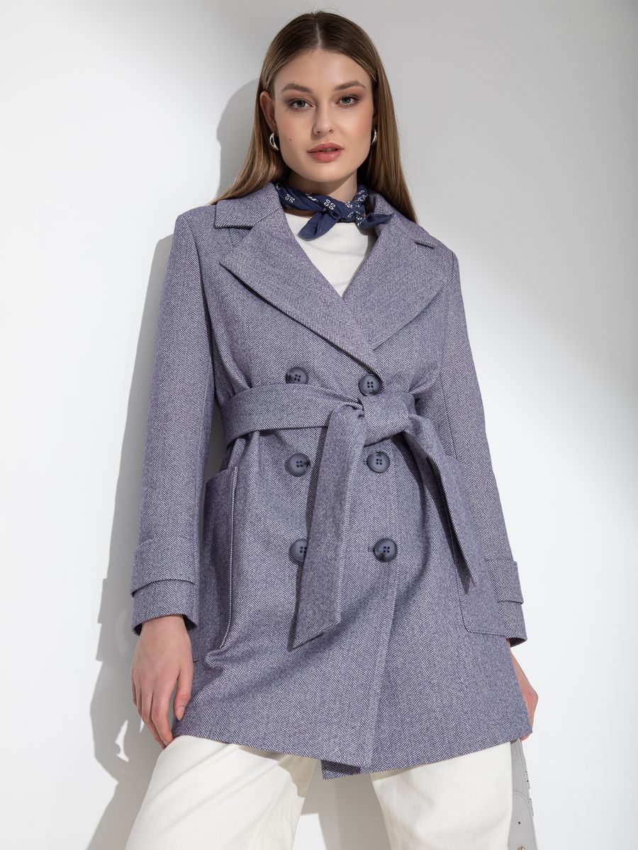 Ravetti пальто. Серое двубортное пальто женское. Полиамид в пальто. Пальто из полиамида.