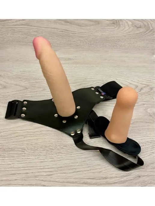 Lovetoy Страпон, бежевый, фото 3