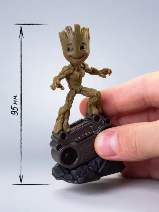 Disney & MARVEL Фигурка игрушка супер герои MARVEL Грут, черный, фото 5