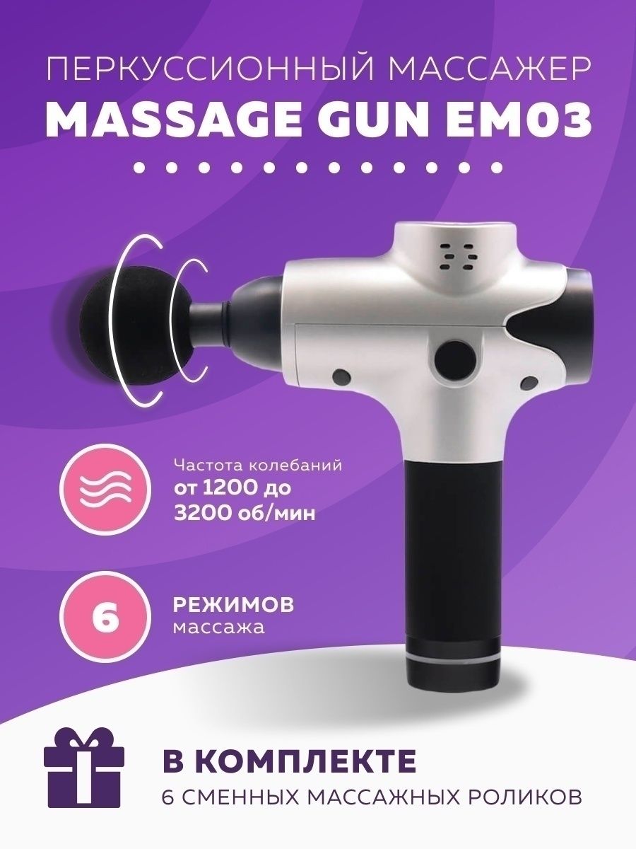 Перкуссионный массажер massage Gun. Перкуссионный массажёр отзывы.