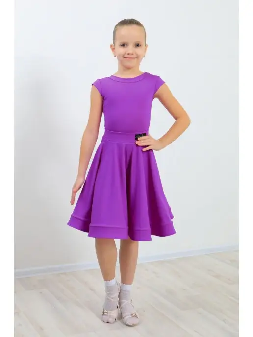 SARDANA DRESS Рейтинговое платье для бальных танцев, фиолетовый, фото 5