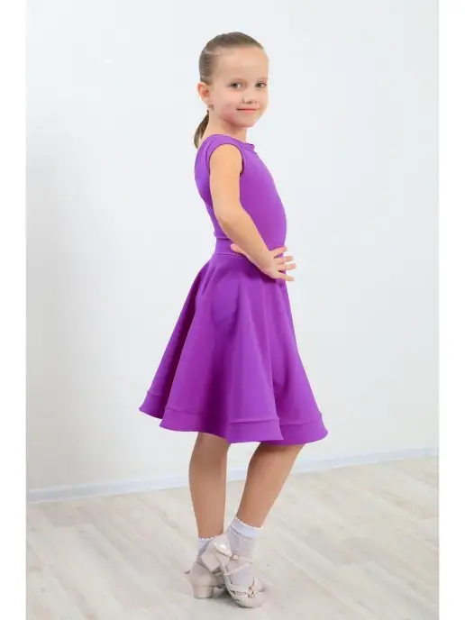 SARDANA DRESS Рейтинговое платье для бальных танцев, фиолетовый, фото 7