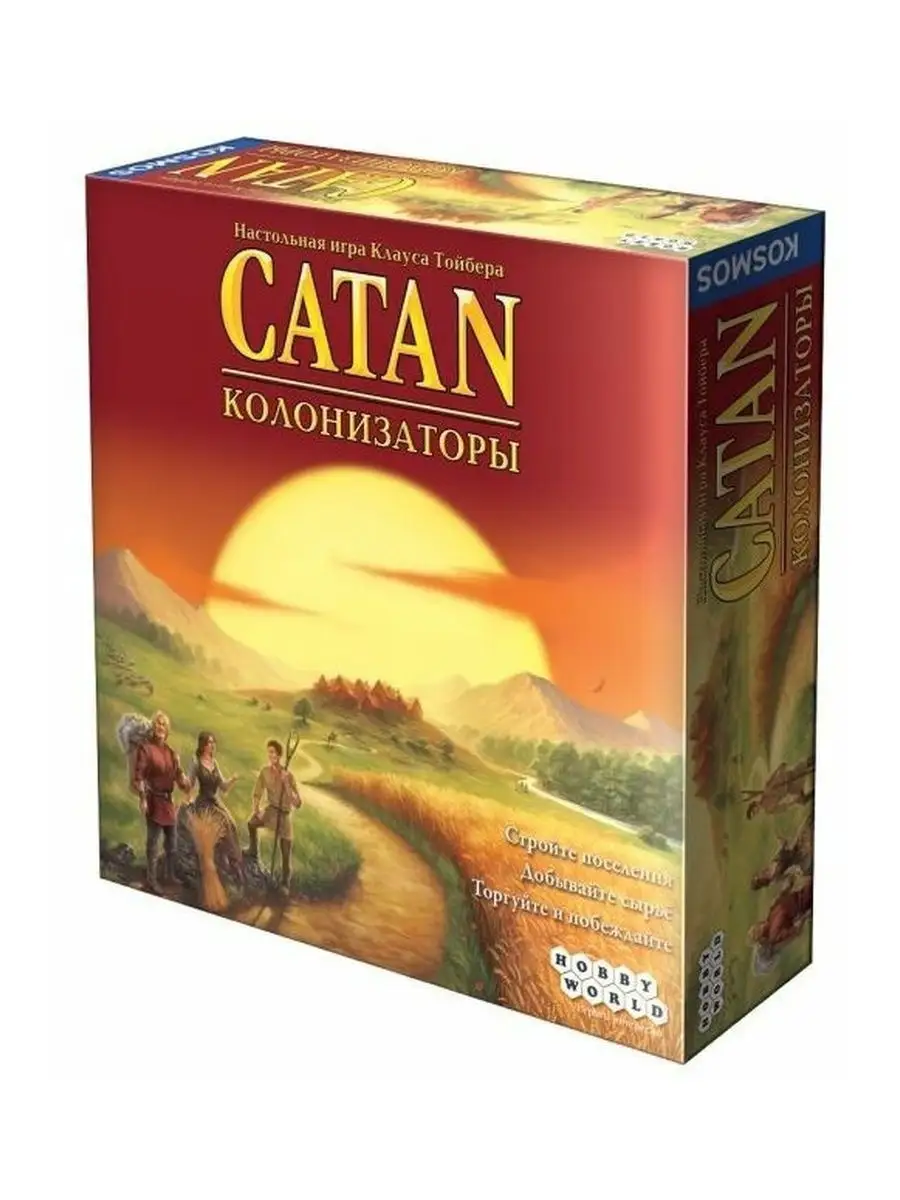 Настольная игра Catan: Колонизаторы Базовый Hobby World 69073738 купить в  интернет-магазине Wildberries