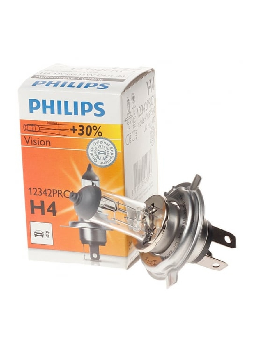 Лампа галогенная h4 12v 60/55w +30% Philips 12342prc1. Лампа h4 60/55w 12v p-43 Philips +30%. Лампа Philips (Филипс) н4 +30% p43t премиум. Philips h4 12342prc1.