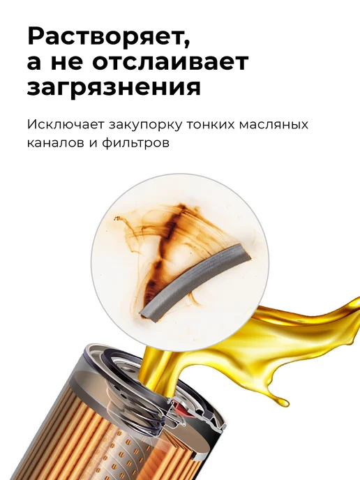 ВМПАВТО Промывка двигателя адаптивная RESURS 350 мл мет.флакон, 350 мл, фото 3
