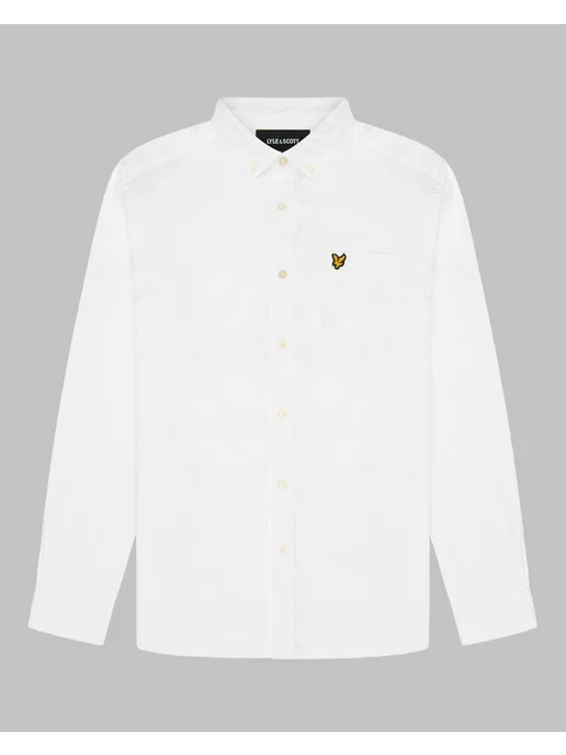 Lyle & Scott Рубашка с длинным рукавом классическая хлопок 100%