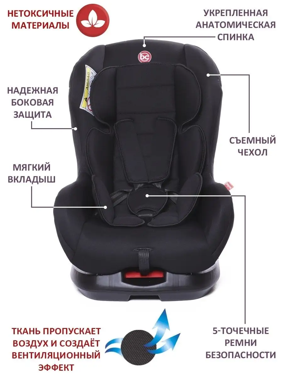 Автокресло Rubin группа 0-18 кг BabyCare 69133549 купить за 2 205 800 сум в  интернет-магазине Wildberries