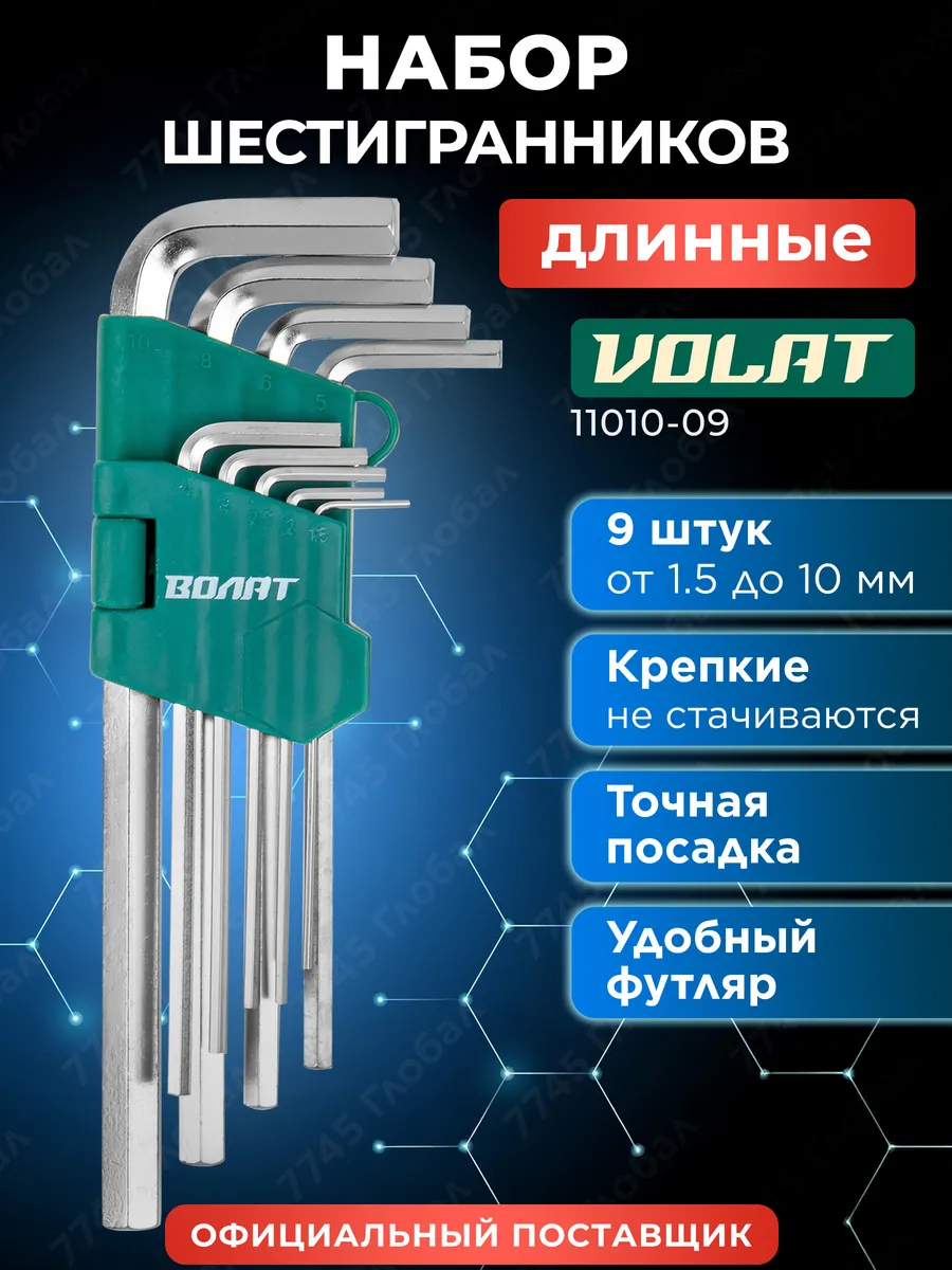 Набор ключей шестигранных...